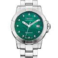 Epos Epos Ladies Diamonds 8001.700.20.83.30  8001.700.20.83.30 кварцевые женские часы зеленый циферблат, браслет нержавеющая сталь — вид спереди