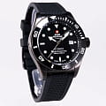 Swiss Military by Chrono Swiss Military by Chrono Diver SMA34075.05  швейцарские мужские часы на браслете каучук боковой вид