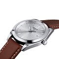 Tissot Tissot Gentleman T127.410.16.031.00 кварцевые мужские часы часы крупный план серебристый циферблата