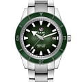 Rado Rado Captain Cook Automatic R32105319 Automatic R32105319 механические мужские часы зеленый циферблат, браслет нержавеющая сталь — вид спереди