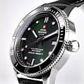 Swiss Military by Chrono Swiss Military by Chrono Сверхточные SM34088.06 кварцевые мужские часы часы, крупный план зеленый циферблат