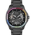 Philipp Plein Philipp Plein Plein Philipp PWRAA0823  PWRAA0823 механические мужские часы черный циферблат, браслет нержавеющая сталь с ip-покрытием — вид спереди