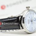 Seiko Seiko Presage SSA343J1 механические мужские часы часы крупный план белый циферблата