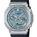 Casio Casio G-Shock GBM-2100A-1A2DR (GBM-2100A-1A2)  GBM-2100A-1A2 электронные мужские часы голубой циферблат, браслет пластик — вид спереди