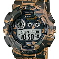 Casio Casio G-Shock GD-120CM-5  GD-120CM-5E электронные мужские часы серый циферблат, браслет пластик — вид спереди