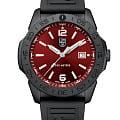 Luminox Luminox Pacific Diver XS.3135.B  XS.3135.B кварцевые мужские часы красный циферблат, браслет каучук — вид спереди
