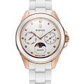 Wainer Wainer Diamond WA.18040-D  WA.18040-D кварцевые женские часы белый циферблат, браслет нержавеющая сталь с pvd-покрытием — вид спереди