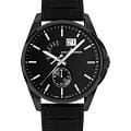 Jacques Lemans Jacques Lemans Derby 1-2199I  1-2199I кварцевые мужские часы  черный циферблат, браслет кожаный — вид спереди