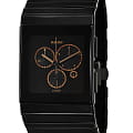Rado Rado Ceramica R21714722  R21714722 кварцевые мужские часы черный циферблат, браслет высокотехнологичная керамика — вид спереди