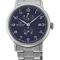 Orient Orient RE-AW0002L0  RE-AW0002L механические мужские часы синий циферблат, браслет нержавеющая сталь — вид спереди