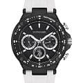 U.S. Polo Assn. U.S. Polo Assn. Crossing USPA1076-03  USPA1076-03 кварцевые мужские часы черный циферблат, браслет силикон — вид спереди