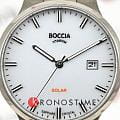 Boccia Titanium Boccia Titanium Circle-Oval 3652-01 мужские часы белый циферблат на запястье