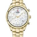 Swiss Military by Chrono Swiss Military by Chrono Elegant Sports SM30207.03  SM30207.03 кварцевые женские часы перламутровый циферблат, браслет нержавеющая сталь с pvd-покрытием — вид спереди