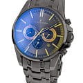 Jacques Lemans Jacques Lemans 1-1799R  1-1799R кварцевые мужские часы черный циферблат, браслет  — вид спереди