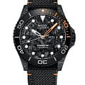 Mido Mido Ocean Star 200C Carbon Limited Edition M042.431.77.081.00  M0424317708100 механические мужские часы черный циферблат, браслет тканевый — вид спереди