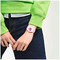 Оригинальные часы Swatch Swatch Gent Biosourced Standart SO28P109 кварцевые калибр механизма  общий вид