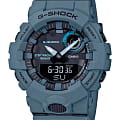 Casio Casio G-Shock GBA-800UC-2A G-SQUAD GBA-800UC-2A электронные мужские часы черный циферблат, браслет пластик — вид спереди
