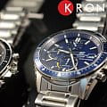 Casio Casio Edifice EFS-S500DB-2A мужские часы синий циферблат на запястье