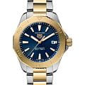 TAG Heuer TAG Heuer Aquaracer Professional 200 Solargraph WBP1120.BB0002  WBP1120.BB0002 кварцевые мужские часы  синий циферблат, браслет нержавеющая сталь и 18 каратное розовое золото — вид спереди