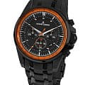 Jacques Lemans Jacques Lemans 1-1799Y  1-1799Y кварцевые мужские часы черный циферблат, браслет  — вид спереди