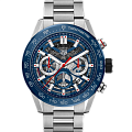 TAG Heuer TAG Heuer Carrera CBG2A11.BA0654  CBG2A11.BA0654 механические мужские часы синий циферблат, браслет нержавеющая сталь — вид спереди