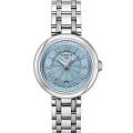 Tissot Tissot Bellissima Small Lady T126.010.11.133.00 Small T1260101113300 кварцевые женские часы  голубой циферблат, браслет нержавеющая сталь — вид спереди
