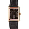 Epos Epos Ladies 8002.702.24.25.15  8002.702.24.25.15 кварцевые женские часы  черный циферблат, браслет кожаный — вид спереди