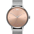 MVMT MVMT Dot 28000030-D  28000030-D кварцевые женские часы  розовый циферблат, браслет нержавеющая сталь — вид спереди