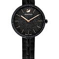 Swarovski Swarovski Cosmopolitan 5547646  5547646 кварцевые женские часы черный циферблат, браслет нержавеющая сталь с pvd-покрытием — вид спереди