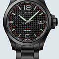 Longines Longines Conquest V.H.P. L3.716.2.66.6 , наручные мужские часы фото под углом