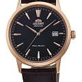 Orient Orient Automatic RA-AC0F03B  RA-AC0F03B механические мужские часы  черный циферблат, браслет кожаный — вид спереди