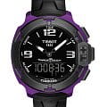 Tissot Tissot T-Race T-Touch T081.420.97.057.05 T Race T0814209705705 кварцевые мужские часы  черный циферблат, браслет силикон — вид спереди