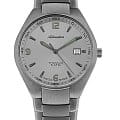 Adriatica Adriatica A1069.4157Q  A1069.4157Q кварцевые мужские часы серый циферблат, браслет титановый — вид спереди