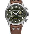 Raymond Weil Raymond Weil Freelancer 7783-TIC-05520  7783-TIC-05520 механические мужские часы зеленый циферблат, браслет кожаный — вид спереди