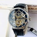 Earnshaw Earnshaw Longitude ES-8006-04 механические мужские часы часы крупный план черный циферблата