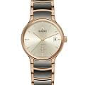 Rado Rado Centrix Automatic Swiss Special Edition R30029742 Automatic R30029742 механические женские часы шампань циферблат, браслет высокотехнологичная керамика + нержавеющая сталь с pvd покрытием — вид спереди