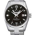 Orient Orient Contemporary RK-AU0004B  RK-AU0004B механические мужские часы черный циферблат, браслет нержавеющая сталь — вид спереди