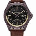 Timberland Timberland TDWGB0055802  TDWGB0055802 кварцевые мужские часы  черный циферблат, браслет кожаный — вид спереди