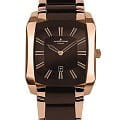 Jacques Lemans Jacques Lemans Dublin 1-1753K  1-1753K кварцевые мужские часы  коричневый циферблат, браслет  — вид спереди