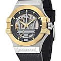 Maserati Maserati POTENZA R8821108037  R8821108037 механические мужские часы  черный циферблат, браслет кожаный — вид спереди