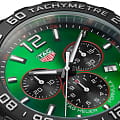 TAG Heuer TAG Heuer Formula 1 CAZ101AP.FT8056 кварцевые мужские часы часы крупный план зеленый циферблата