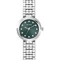 Guess Guess Clara GW0930L1  GW0930L1 кварцевые женские часы зеленый циферблат, браслет нержавеющая сталь — вид спереди