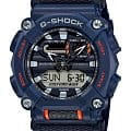 Casio Casio G-Shock GA-900-2A GA GA-900-2AER электронные мужские часы черный циферблат, браслет полимер — вид спереди