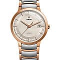 Rado Rado Centrix Automatic R30953123 Automatic R30953123 механические мужские часы белый циферблат, браслет сталь c pvd покрытием — вид спереди