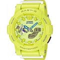 Casio Casio Baby-G BGA-185-9A  BGA-185-9A кварцевые женские часы желтый циферблат, браслет пластик — вид спереди