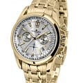 Jacques Lemans Jacques Lemans Liverpool 1-1117LN  1-1117LN кварцевые мужские часы серебристый циферблат, браслет сталь c pvd покрытием — вид спереди