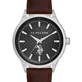 U.S. Polo Assn. U.S. Polo Assn. Fundamental USPA1069-02  USPA1069-02 кварцевые мужские часы черный циферблат, браслет кожаный — вид спереди