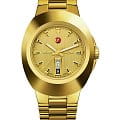 Rado Rado The Original Automatic R12999253 Automatic R12999253 механические мужские часы золотой циферблат, браслет сталь c pvd покрытием — вид спереди
