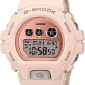 Casio Casio G-Shock GMD-S6900MC-4  GMD-S6900MC-4ER электронные женские часы розовый циферблат, браслет пластик — вид спереди