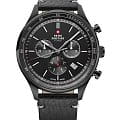 Swiss Military by Chrono Swiss Military by Chrono SM34081.10  SM34081.10 кварцевые мужские часы черный циферблат, браслет нержавеющая сталь — вид спереди